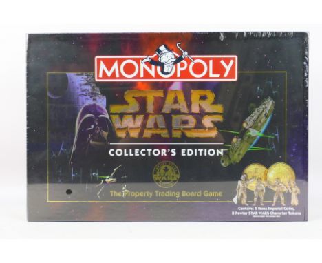 Monopoly - Waddingtons - A boxed, factory sealed Monopoly 'Star Wars Collector's Edition' board game. The collectable game is