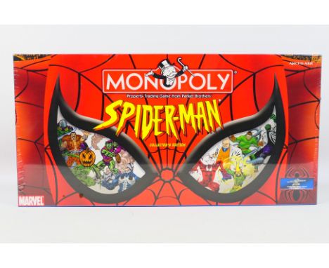 Monopoly - Parker - Marvel - A boxed, factory sealed 'Spider-Man Collectors Edition' Monopoly board game. The collectable gam