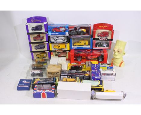 Joal - Matchbox - Corgi - Kinsmart - Others - A boxed group of diecast and plastic model vehicles in a variety of scales, and