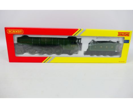 Hornby - A boxed Hornby R3171 DCC READY OO gauge 2-8-2 Class P2 steam locomotive and tender Op.No.2001 'Cock O' The North' in
