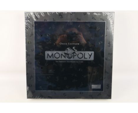 Monopoly - Parker - A boxed, factory sealed 'Onyx Edition' Monopoly board game. The collectable game is presumed Mint being i