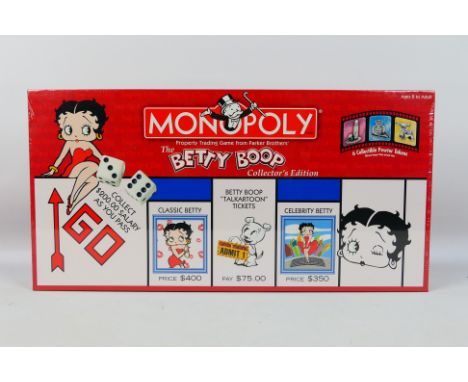 Monopoly - Parker - A boxed, factory sealed The Betty Boop Collector's Edition' Monopoly board game. The collectable game is 