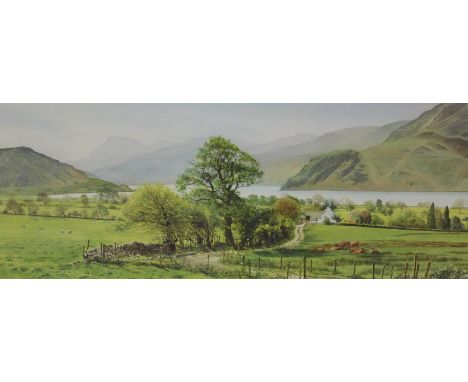 Alan Ingham (b.1932).  At Peace, artist signed limited edition coloured print 209/500, 28cm x 69.5cmArtist’s dates changed fr