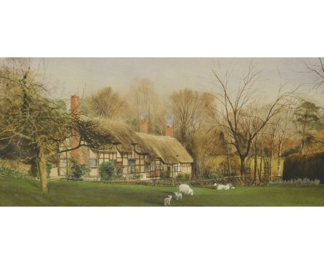 Alan Ingham (b.1932).  Heart of the Country, artist signed limited edition coloured print 99/600, 25cm x 50cmArtist’s dates c