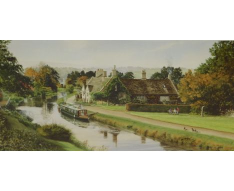 Alan Ingham (b.1932).  A Time for Reflection, artist signed limited edition coloured print 562/600, 31.5cm x 61cmArtist’s dat