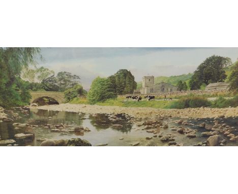 Alan Ingham  (b.1932).  Away From It All,  artist signed limited edition coloured print  405/600, , 27.5cm x 64cmArtist’s dat