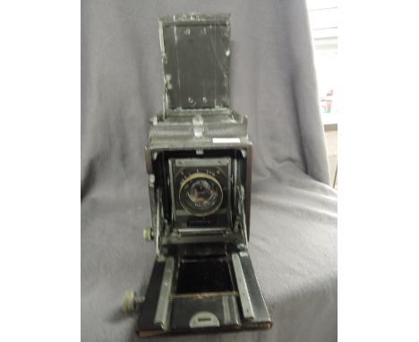 A Robbins Manistre & Co Ltd, London Camera Exchange 1920's camera with Carl Zeiss Jena lens