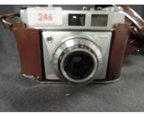 A Kodak Retinette camera with a Compur Rapid lens