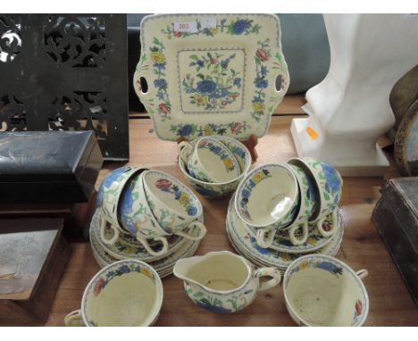 A vintage part tea dinner coffee service by Masons Regency no. 821349