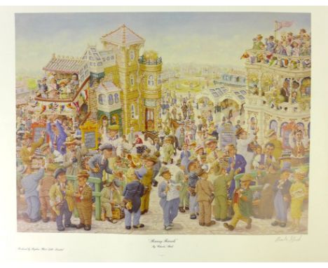 Charles 'Charlie' Shiels (1947-2012) - 'Racing Friends'
Pencil signed print, 45x64cm, unframed

 