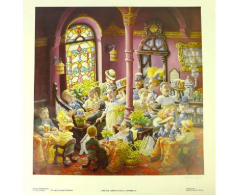 Charles 'Charlie' Shiels (1947-2012) - 'Cafe Bar, American Hotel, Amsterdam'
Pencil signed print, 43x49cm, unframed

 