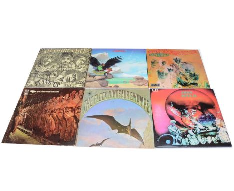 Progressive Rock LPs, nine albums of mainly Progressive Rock comprising Budgie - Never Turn Your Back On A Friend (Black Labe