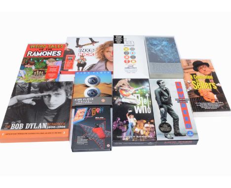 CD Box Sets, ten Box Sets with artists comprising The Ramones, INXS, Mike Oldfield, The Who, Pink Floyd, Lou Reed, Elton John