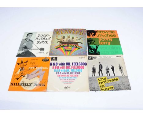 Sixties EPs, approximately twenty EPs, mainly from the Sixties with artists comprising The Beatles, The Animals, Buddy Knox, 