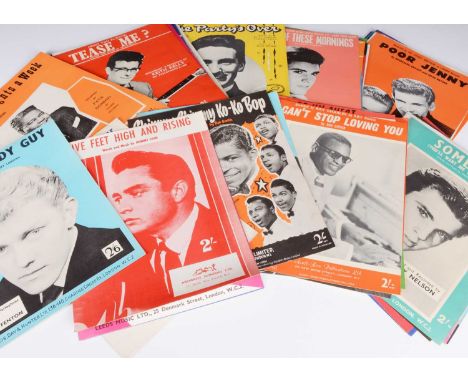 Sixties Sheet Music, approximately one hundred and forty original pieces of Sheet Music, mainly  from the Sixties with artist