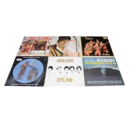 LP Records, approximately eighty albums of various genres with artists including The Beatles, The Beach Boys, The Byrds, The 