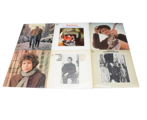 Bob Dylan LPs, eighteen Bob Dylan albums including Bringing It All Back Home, Another Side of Bob Dylan, The Freewheelin Bob 