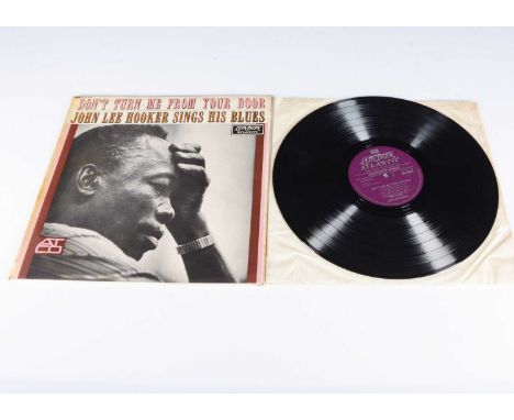 John Lee Hooker LP, Don't Turn Me From Your Door LP - Original UK Release 1963 on London (HA-K 8097) - Laminated Flipback Sle