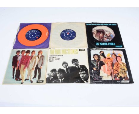 Rolling Stones EPs / 7" Singles, two EPs and twelve Singles comprising The Rolling Stones and Five By Five (both UK unboxed E