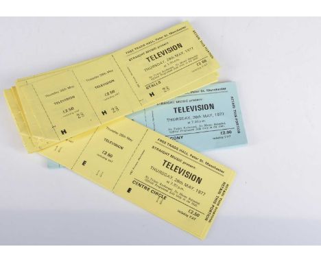 New Wave / Pub Rock Concert Tickets, approximately seven hundred Unused Concert Tickets for mainly New Wave and Pub Rock / R&