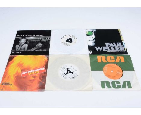 7" Singles, approximately one hundred and ten singles of various genres with artists including Paul Weller, Bill Nelson, Mick