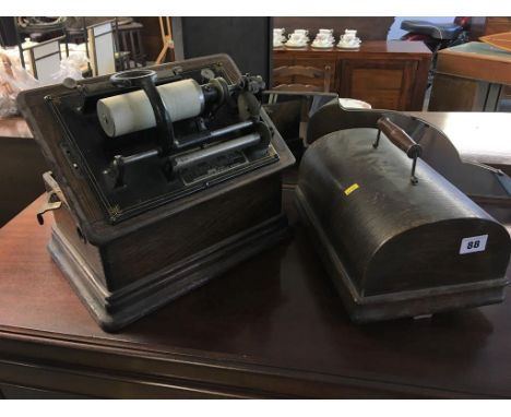 A Thomas Edison Standard Phonograph, Model C, Serial Number 727892