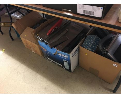 Four boxes of assorted tools