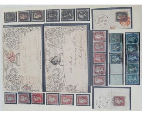 This and the following 7 lots are from a fantastic estate, the core in Windsor albums with many extra pages inserted for vari