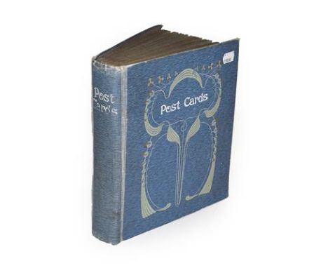A Blue Album Containing Approx. 250 Postcards of Yorkshire. A wide selection over different periods with many Real Photograph
