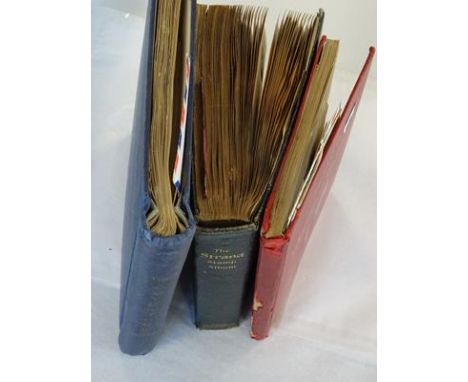 Worldwide collection in 3 albums, including a vintage Strand album well-filled with approx. 2000 different mint and used stam