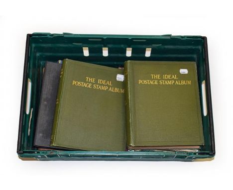 Vintage Worldwide Albums with sparse to better ranges in a Strand, Improved, pair of S.G. Ideals, three German early albums, 