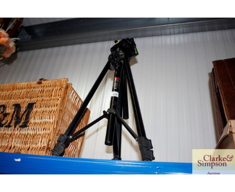 A camera tripod