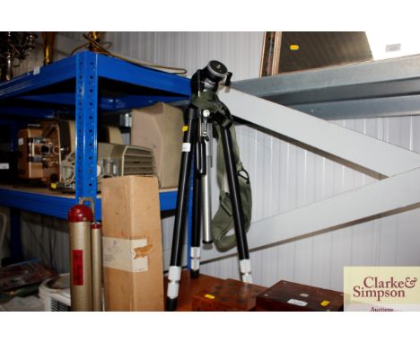 A camera tripod