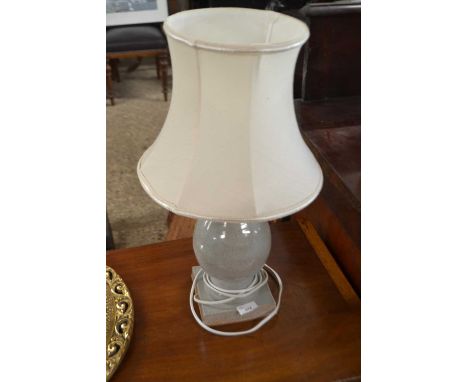 Pottery based table lamp