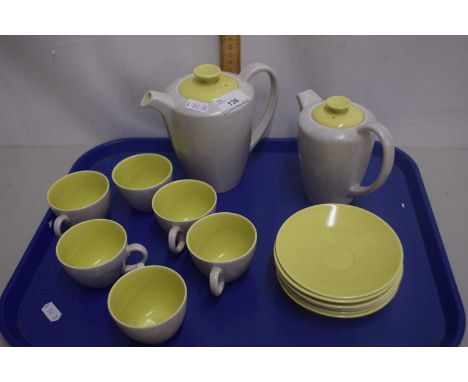 Quantity of Poole pottery coffee wares