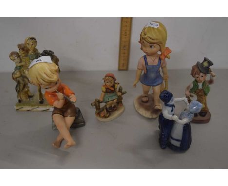 Group of Hummel figures and others similar