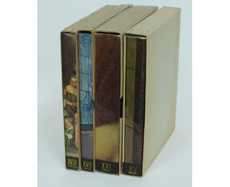 Art - The Great Centuries of Painting. Four uniformly bound volumes: From Van Eyck to Botticelli XV century, Skira 1955; From