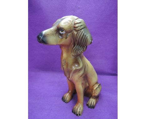 A vintage dog figure
