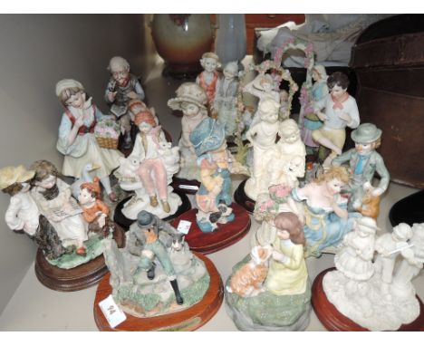 A selection of vintage figures and figurines