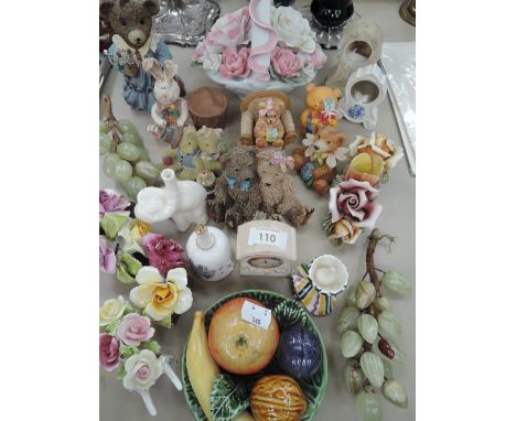 A selection of vintage decorations and figures
