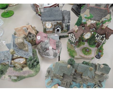 A selection of vintage model houses and similar