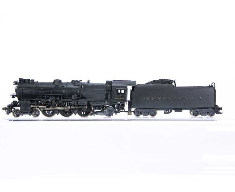 Westside Model Company H0 Gauge Pennsylvania Railroad K-5 4-6-2,  made by Katsumi Mokeiten, Japan, custom painted to good sta
