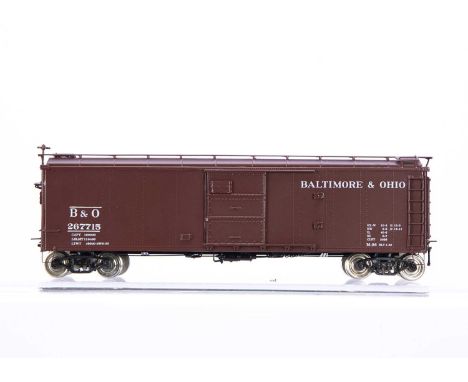 Iron Horse Models by Precision Scale Co H0 Gauge Baltimore &amp; Ohio M-26 Box Car original 3-panel door Cat -16028-1, factor