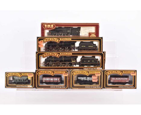 Mainline and GMR 00 Gauge LMS and BR ex LMS black Locomotives and Goods Rolling Stock, Mainline, 37056 Class 6P Rebuilt Scot 