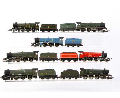 Hornby Airfix and Lima 00 gauge GWR Steam Locomotives and tenders, Lima, 205104 BR blue King class 'King Charles II', 205103 