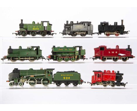 Hornby Airfix Lima 00 and H0 gauge  Steam Locomotives , Hornby LNER green J83 class, R2399 NCB green J94 class, Hornby Dublo 