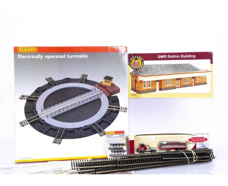 Hornby and Peco 00 Gauge Track  Turntable and 90+ Points and other Accessories, Hornby R070 Electrically Operated Turntable (