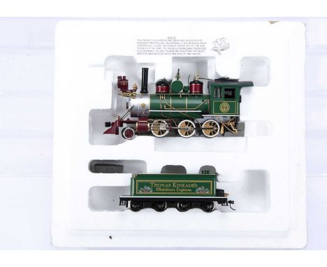 Hawthorne Village ON30 Gauge Thomas Kinkade Christmas Express Track side Buildings and Accessories, all packaged, includes 79