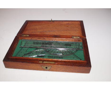 Wooden Box Geometry Set 