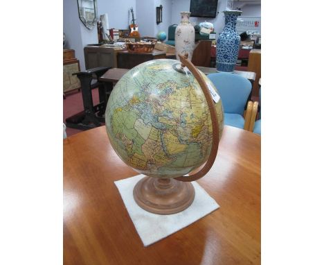 Webb's Radio Globe, by C. Webb Ltd, 14 Soho St, London, 38cm high.